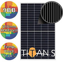 Сонячна панель батарея 410Вт моно, Risen mono RSM 40-8-410M titan s perc Half cell 9bb