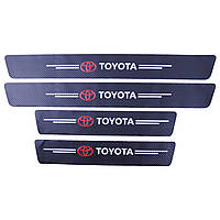 Пленка защитная на Пороги Карбон 4D Toyota