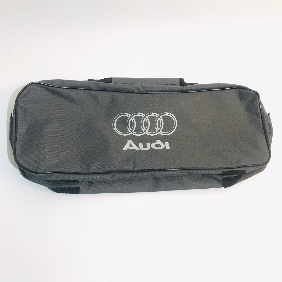 Сумка в авто техдопомоги AUDI сіра (52,6х18,6х13,2) 2 відділи Beltex (липучки для фіксації)
