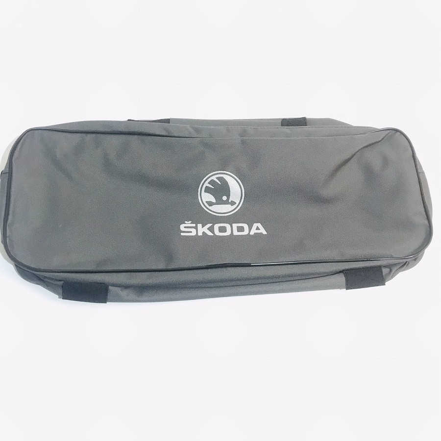 Сумка в авто техдопомоги SKODA сіра (52,6х18,6х13,2) 2 відділи Beltex (липучки для фіксації)