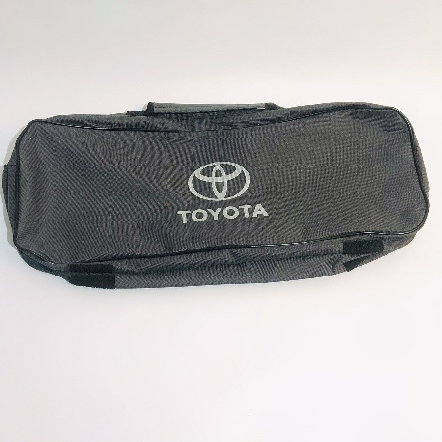 Сумка в авто техдопомоги TOYOTA сіра (52,6х18,6х13,2) 2 відділи Beltex (липучки для фіксації)