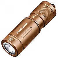 Фонарь аккумуляторный Fenix E02R, max 200 lumens, бронзовый + подарок