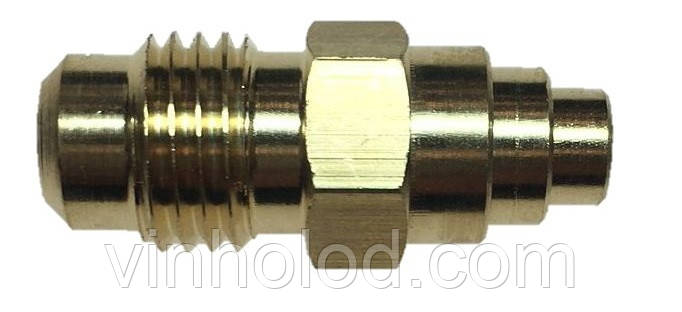 Штуцер сервісний ODS-5mm, IDS-1/4",5/16",3/8"; Castel (Італія) AX346, фото 1
