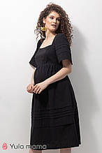 Сукня для майбутніх мам та годування AURORA DR-22.141 чорна, розмір 44