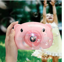 Дитячий апарат для мильних бульбашок BUBBLE CAMERA
