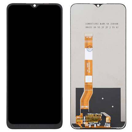 Дисплей для Oppo A57 4G / A57 2020 / A57s / A57e / A77 4G / A17 / A17K / A17S / ONE Plus N20SE + сенсор Black, фото 1