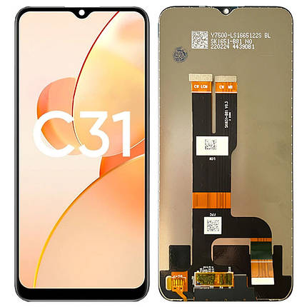 Дисплей + сенсор для Realme C31 RMX3501 Black, фото 1