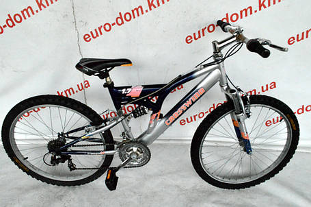 Гірський велосипед б.у. Crosswind 24 колеса 18 скоростей, фото 2