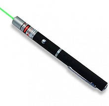 Лазерна указка Green Laser Pointer 5 мВт Зелений лазер + батарейки