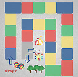 Психологічна гра "Коржик" поле 25*35 см