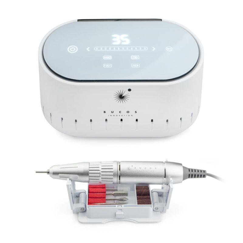 Фрезер BUCOS Nail Drill X3 Pro White Pearl 65W 35000 об