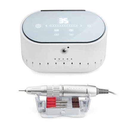 Фрезер BUCOS Nail Drill X3 Pro White Pearl 65W 35000 об, фото 1