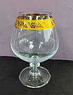 Набір стаканів для коньяку Bohemia Angela 350мл х 6шт (золото) 40600/350/G