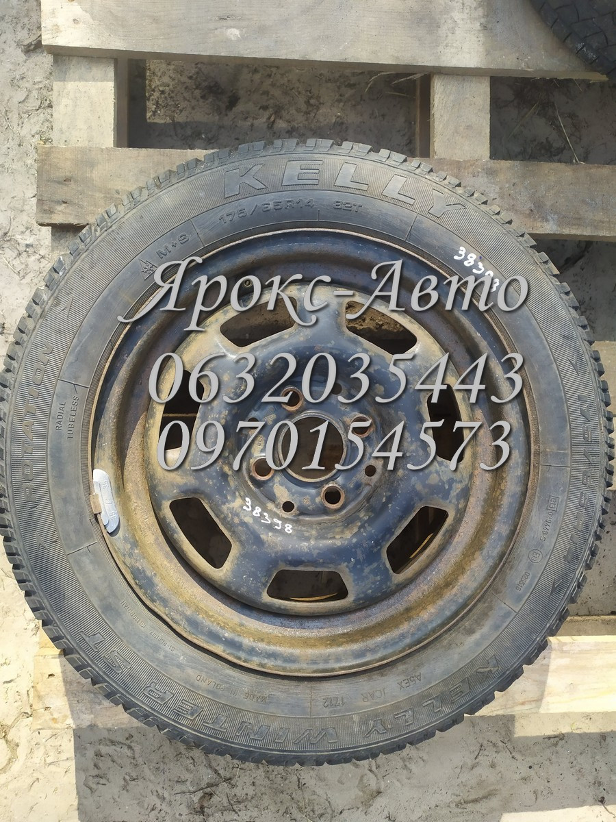 Диск штампований Seat Arosa 175 65 r14 4x100 ET38 з гумою kelly winter st 000038398, фото 1