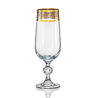 Набір бокалів для шампанського Bohemia Claudia 190мл х 6шт 40149/180/43249