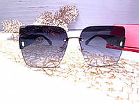 Солнцезащитные очки женские квадратные с градиентом Сезон 2023, Фиолетовые