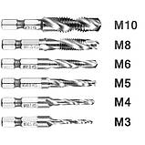 Набір мітчиків (M3-M10) HSS 6 шт. Vorfal V06072, фото 3