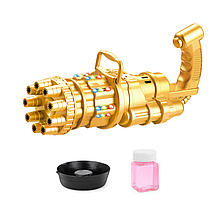 Кулемет генератор мильних бульбашок BUBBLE GUN BLASTER машинка для бульбашок автомат (Без вибору кольору), фото 6