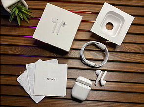 Bluetooth навушники AirPods 2 для Iphone + Чохол у Подарунок