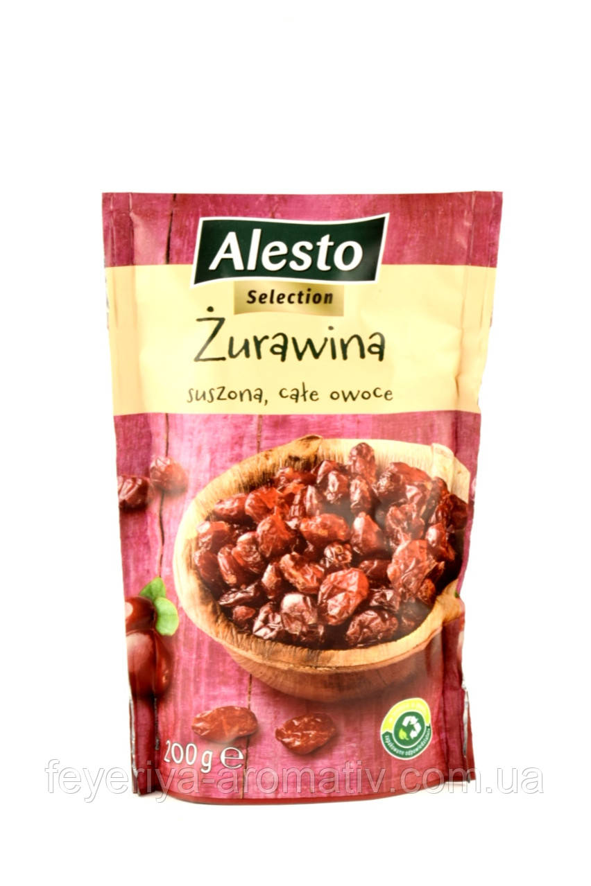 Сушена солодка журавлина Alesto Zurawina, 200г