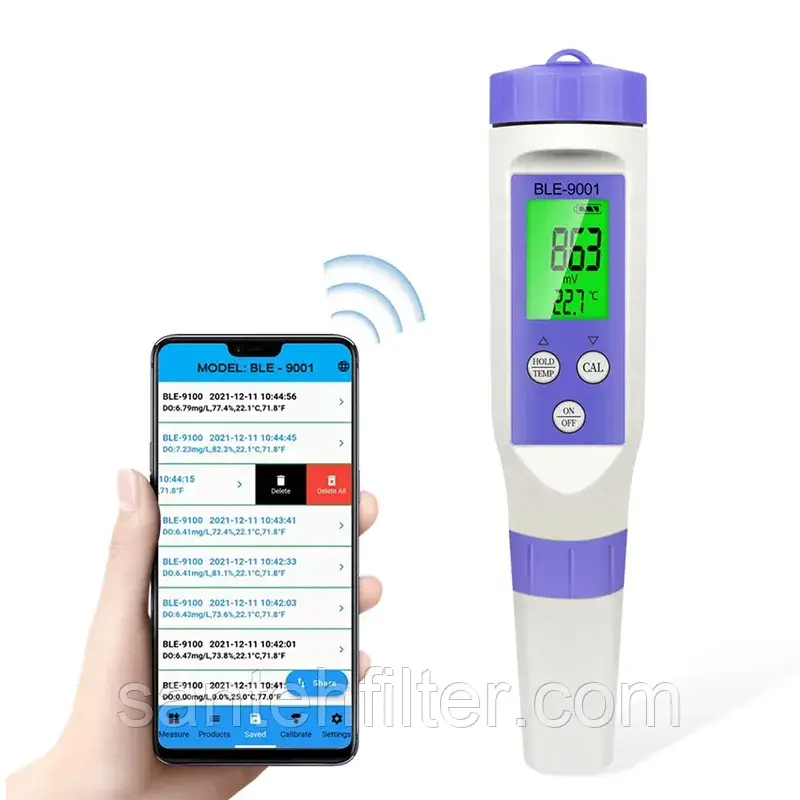 Віміяч ОВП метр BLE-9001 (bluetooth) Вимірювач окисно-відновного потенціалу