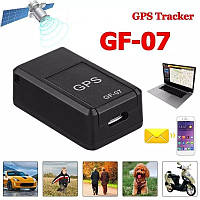 Магнітний GPS міні трекер Gf-07 GSM сигналізація + мікрофон, Ch, Гарної якості, сигналізація в реальному часі, ChS трекер, трекер
