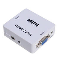 Конвертер HDMI to VGA переходник, адаптер, 1080p с питанием, Ch1, хорошего качества, hdmi v1 4, адаптер,