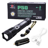 Мощный ручной фонарь Police X71-HP90, GS1, 26650 battery, Хорошее качество, ЗУ microUSB, ручной фонарь, фонарь
