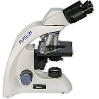 Микроскоп FS-7620 бинокулярный, 40х-1000х, аккумулятор 10 ч, планахромат OIL