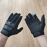 Тактические полнопалые перчатки спортивно-тактические перчатки "OUTDOOR" цвет черный
