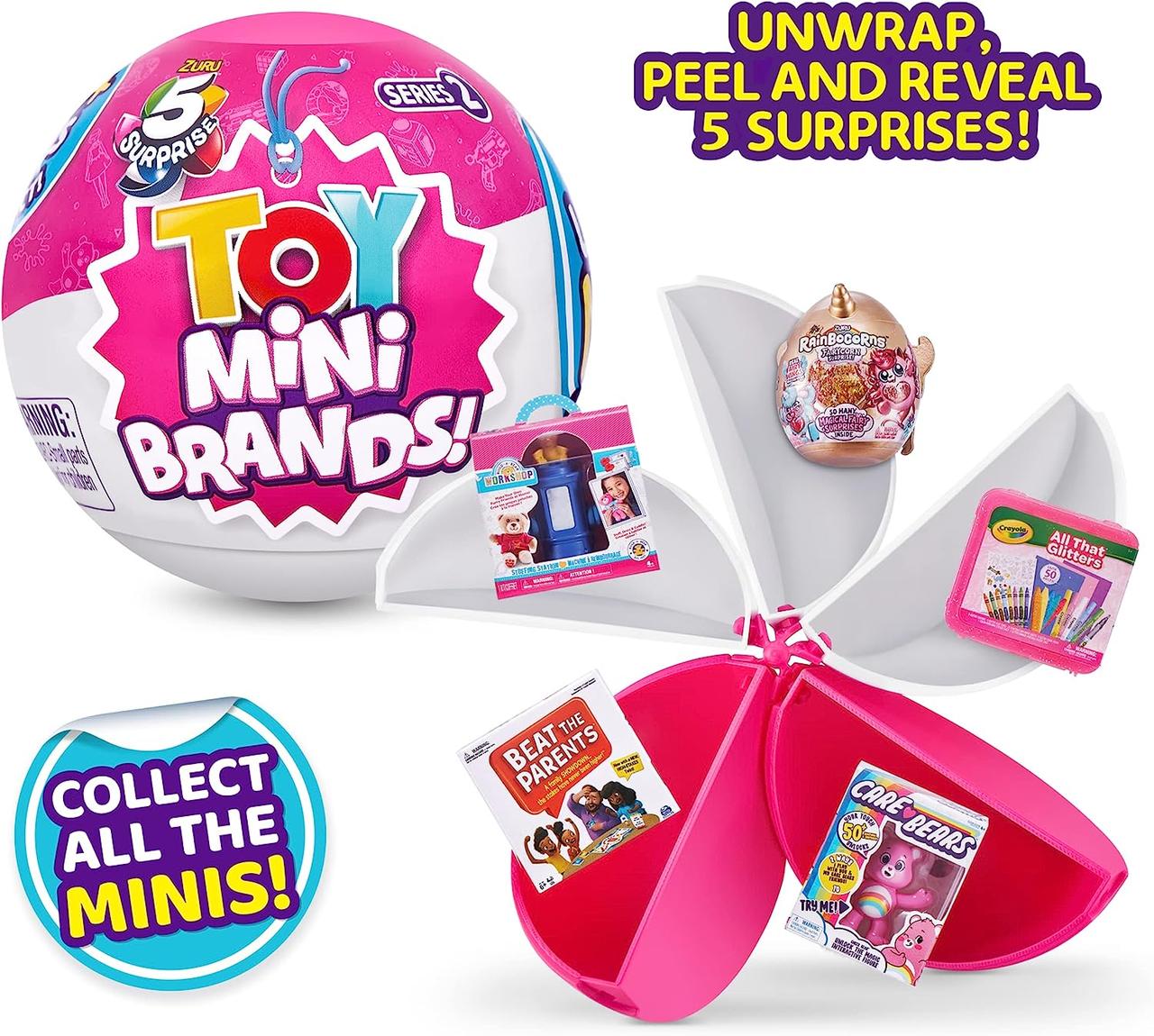 Five surprise store mini brands