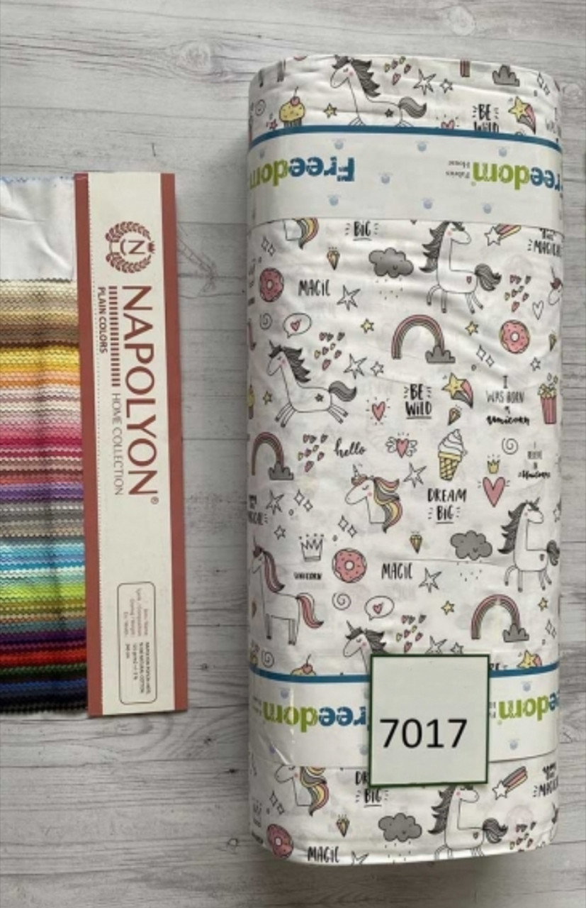 Тканина Ранфорс ,Дитячий Принт Дівчинка . Туреччина, ширина 240 см,