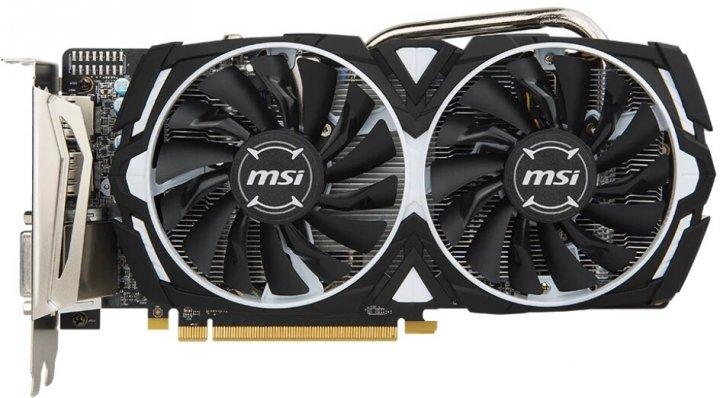 Відеокарта MSI RX 570 (8Gb/GDDR5/256bit) RX 570 ARMOR 8G OC БВ