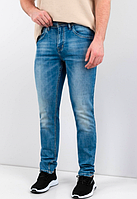 Стильные голубые мужские джинсы, размер 29-38