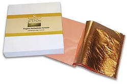 Поталь мідь 12 (золото дукат), лист 14*14 см