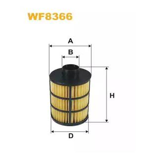 Фільтр паливний Wix WF8366 Citroen Jumper 2.2 HDI, 3.0 HDI