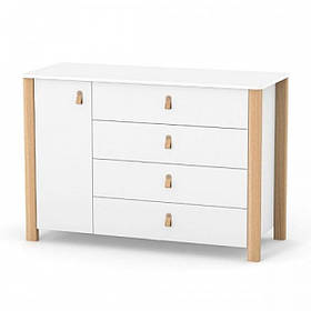 Комод Верес 1200 Монако, біло-буковий