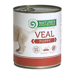 Nature's Protection Puppy Veal – консерви корм з м'ясом телятини для цуценят 400 гр