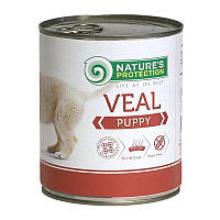 Nature's Protection Puppy Veal консервы корм с мясом телятины для щенков 400гр