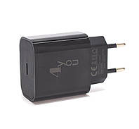 Сетевое зарядное устройство Type-C 4you A51 (PD 30W, Super Charger, 1 выход) black