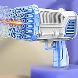 Генератор мильних бульбашок EvsE дитячий 3+ блакитний, фото 3