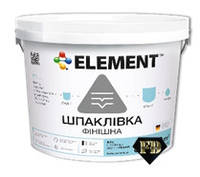 ELEMENT фінішна шпаклівка, біла дисперсійна шпаклівка для внутрішніх робіт