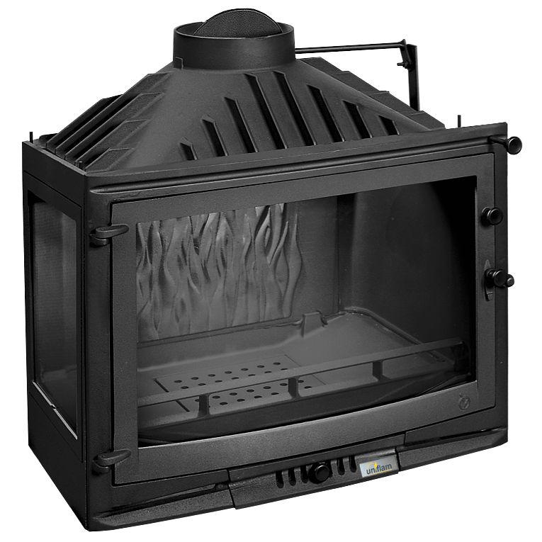 Камінна топка Uniflam 700 Selenic з шибером + ліве бічне скло