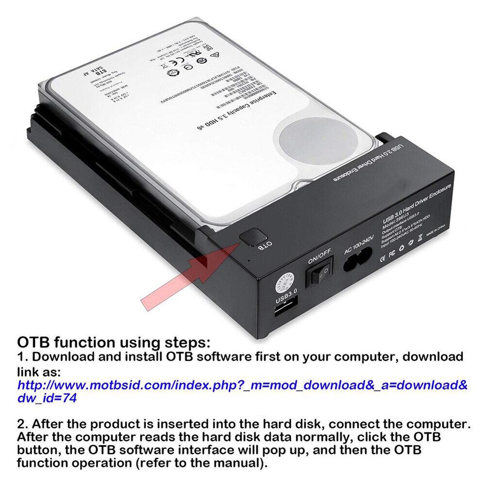 Корпус Для Внешнего Жесткого Диска 396U3 USB 3.0 — SATA III Для 2.