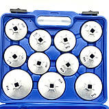 Набір ключів для зняття масляних фільтрів FERRUM 23 шт, фото 2