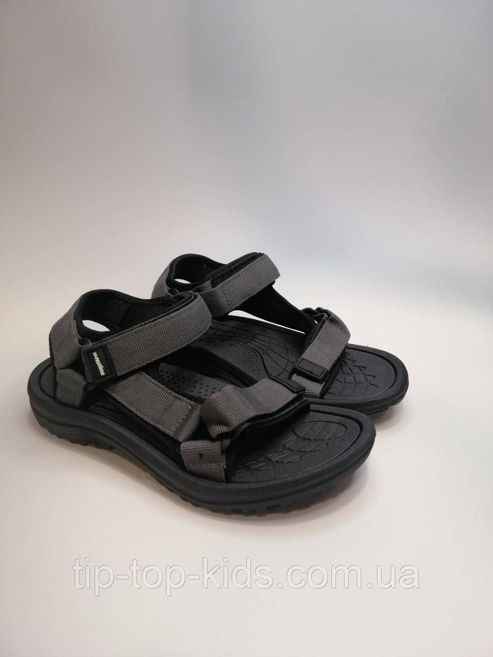 Босоніжки для хлопчика Restime 22222 grey сірі р.39,40, фото 1