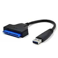 Переходник SATA 3.0 для подключения жесткого диска (USB - штекер SATA) (2729)