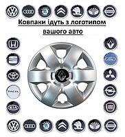 Автомобильные колпаки SKS 310 R15 к-т 4 шт. Колпаки на диски с логотипом авто