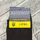Шкарпетки чоловічі високі весна/осінь р.36-40 чорні ЖИТОМИР ДУКАТ 30037619, фото 3