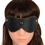 Шкіряна маска БДСМ, фото 2